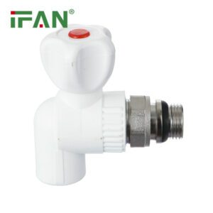 PPR Кран шаровый радиаторный угловой