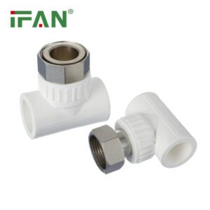 PPR Тройник с накидной гайкой