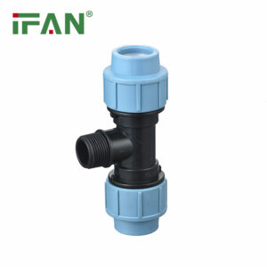 ПНД Тройник c наружной резьбой