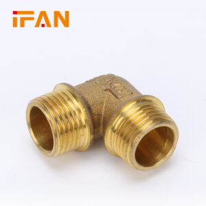 Угольник латунный резьбовой с наружной резьбой