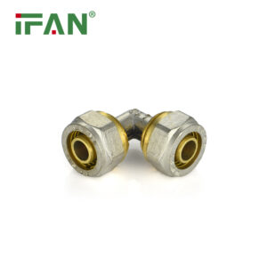 Латунный компрессионный фитинг-колено