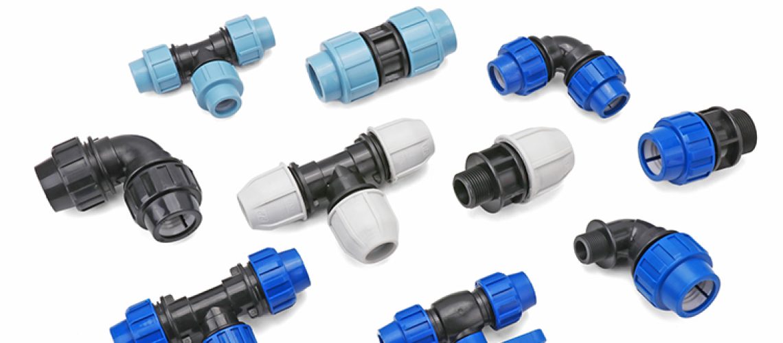 Компрессионный фитинг из ПНД (1)