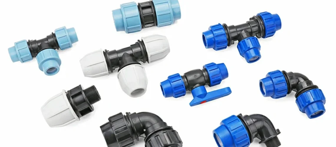 Компрессионный фитинг из ПНД (4)