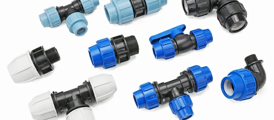 Компрессионный фитинг из ПНД (5)