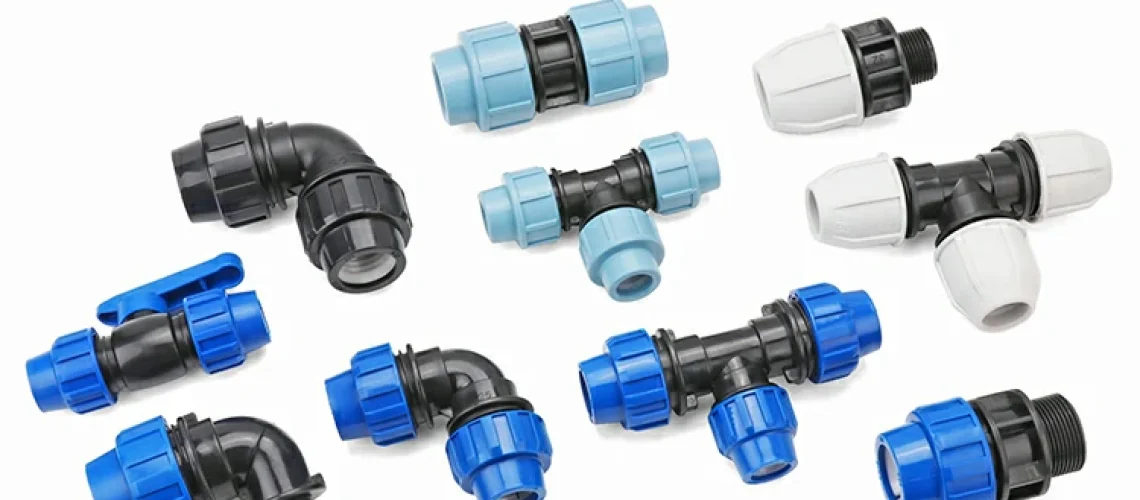 Компрессионный фитинг из ПНД (6)